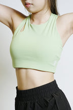 Reborn Cut-out Neck Cross Back Sport Bra